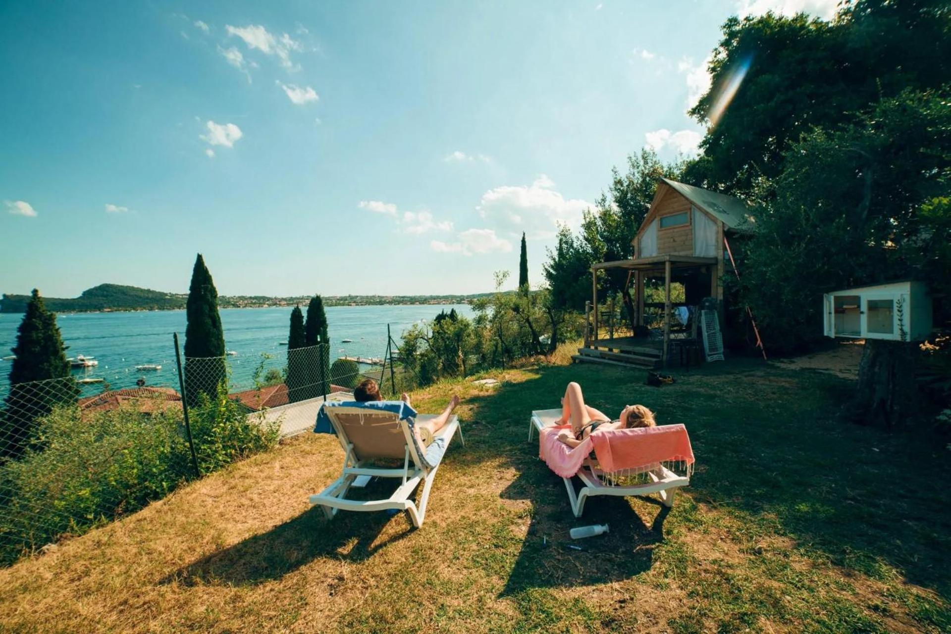 Vacanze Glamping Boutique Сан-Феліче-дель-Бенако Екстер'єр фото